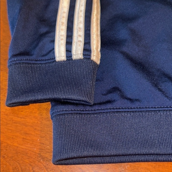 Baby Adidas Blue and White Sweatshirt with Classic Stripes - Picture 6 of 8